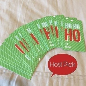 Set of 25 HoHoHo Christmas gift cards